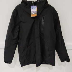 NWT Unco & Aoror Men's Insulated Heated Parka USB Port Size XL Black $190 8C033